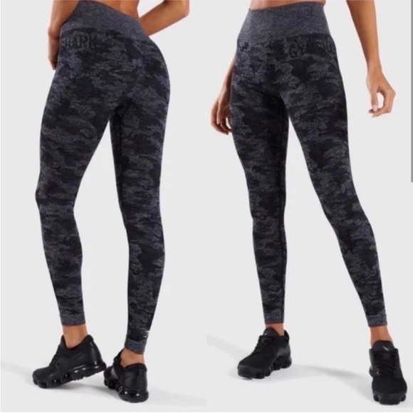 Gymshark Adapt Camo Seamless Leggings SZ M - Picture 1 of 16